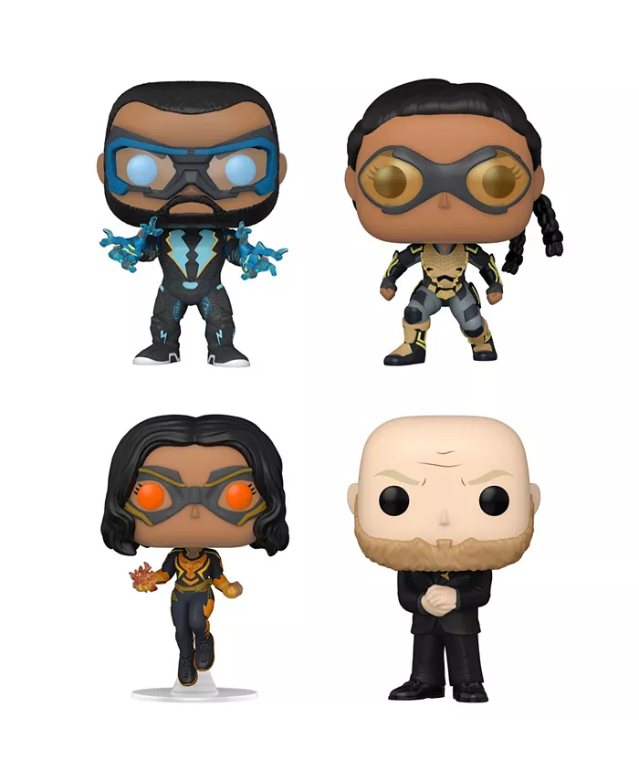 Funko Plaster of Paris Dc Black Lightning Collectors Set， 4 Pieces - Mycitystee