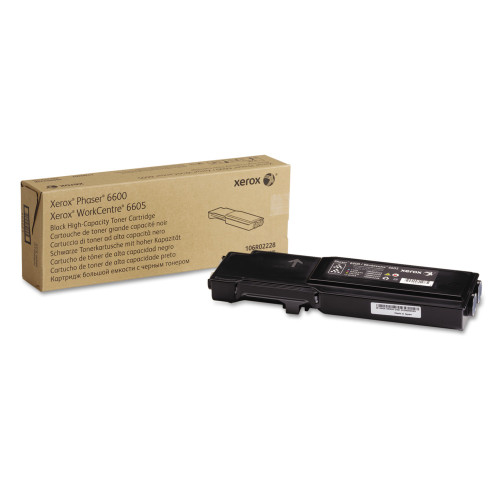 Xerox 106R02228 High-Yield Toner， 8，000 Page-Yield， Black - Mycitystee