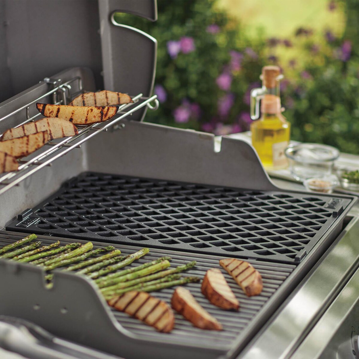 Weber 8854 Porcelain-Enameled Cast Iron Sear Grate For Genesis II Gas Grills - Mycitystee