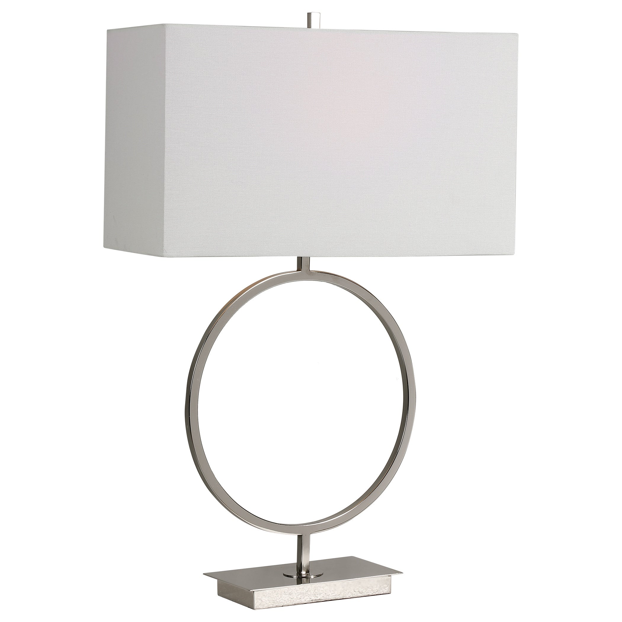 Polished Nickel 1-light Table Lamp - Mycitystee