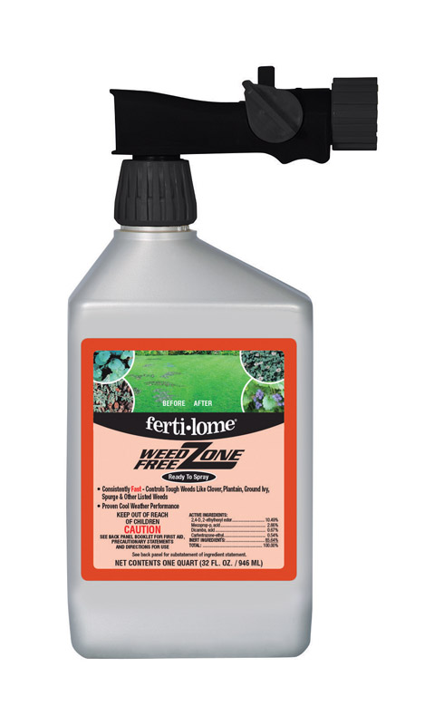 Ferti-Lome Weed Free Zone Weed Control RTS Hose-End Concentrate 32 oz - Mycitystee