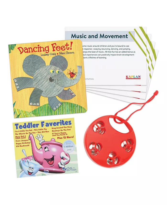 Kaplan Early Learning Music Movement Learning Kit  - Bilingual - Mycitystee
