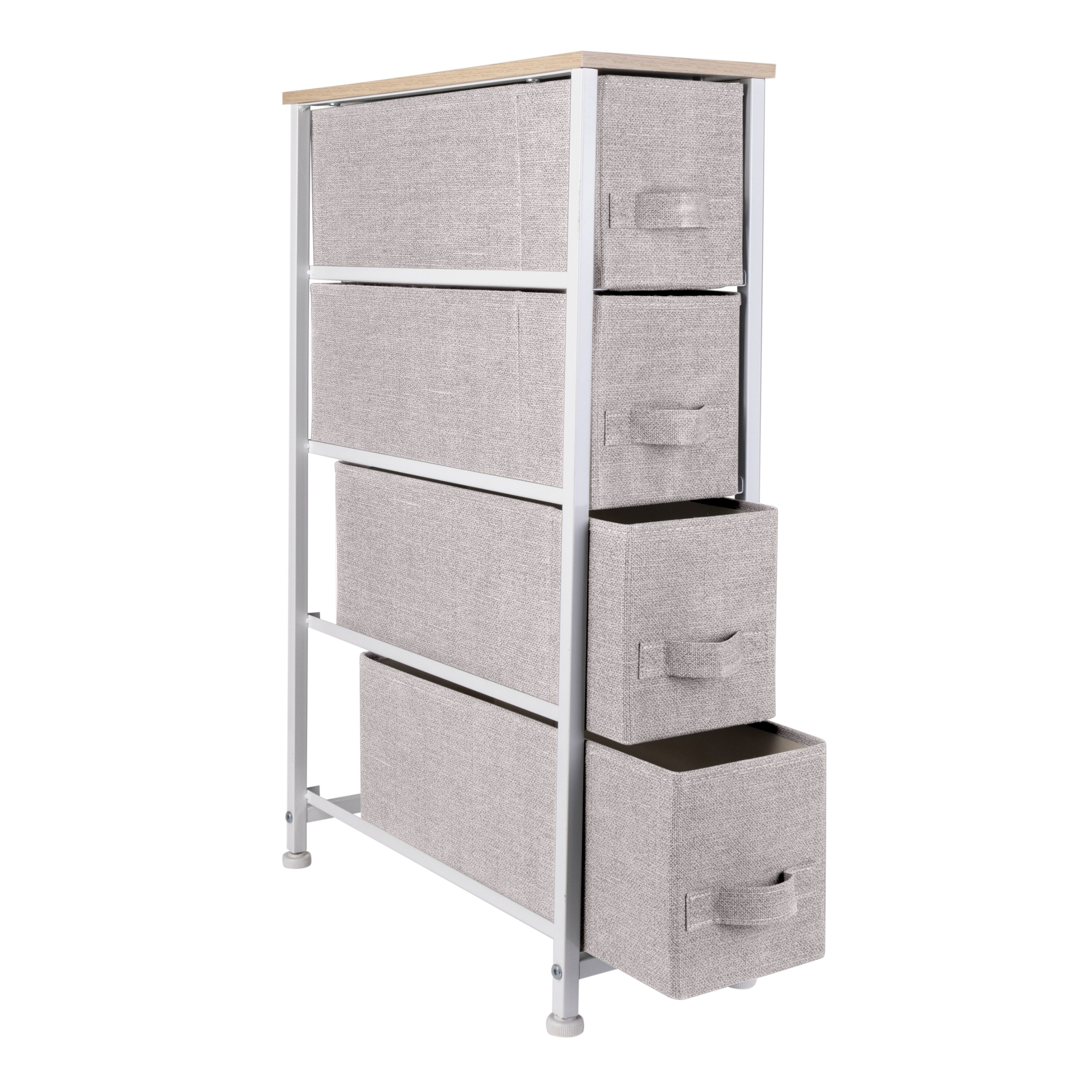 Simplify 4 Drawer Narrow Storage Chest in Beige - - 32040689 - Mycitystee