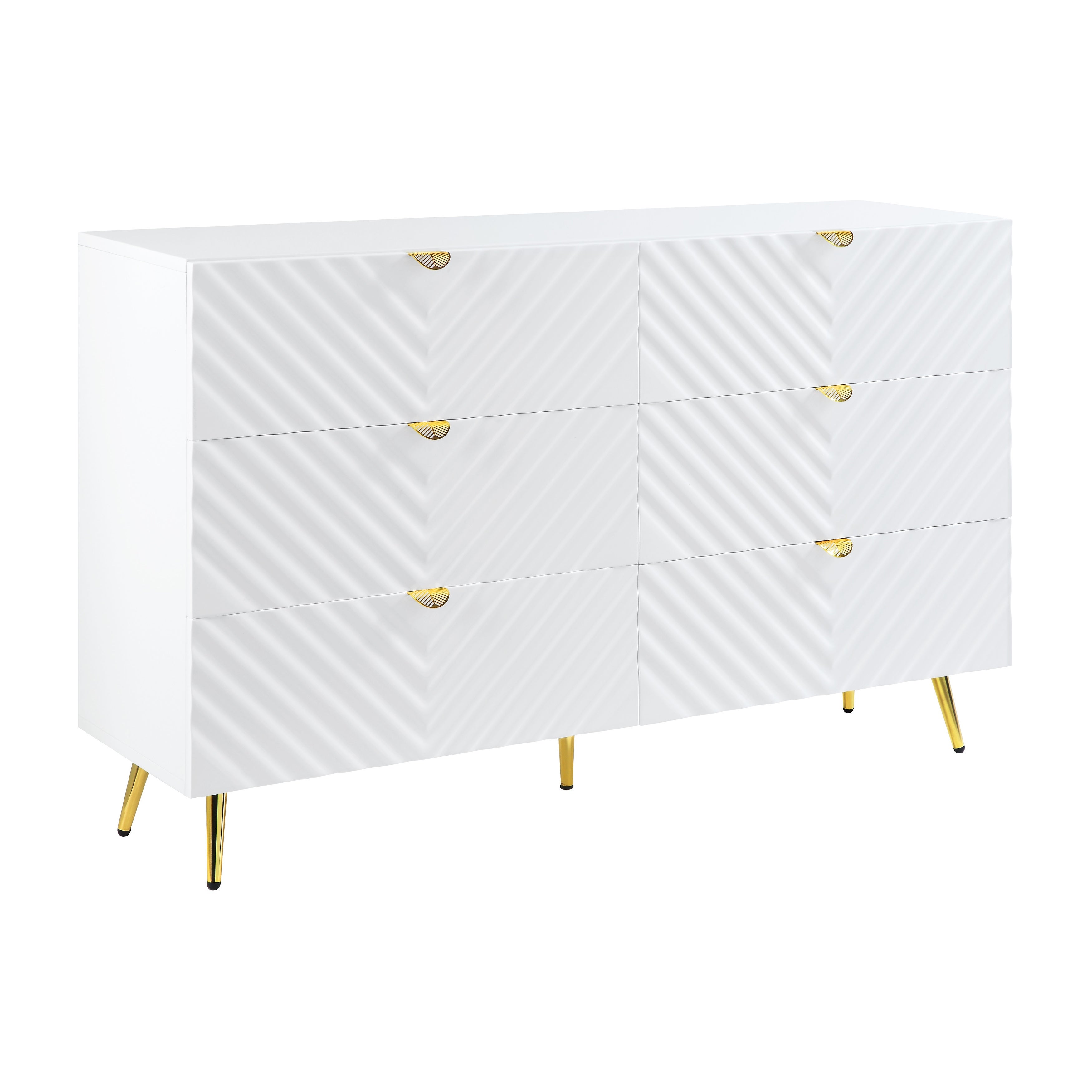 ACME Gaines 6-Drawer Dresser - - 35455335 - Mycitystee