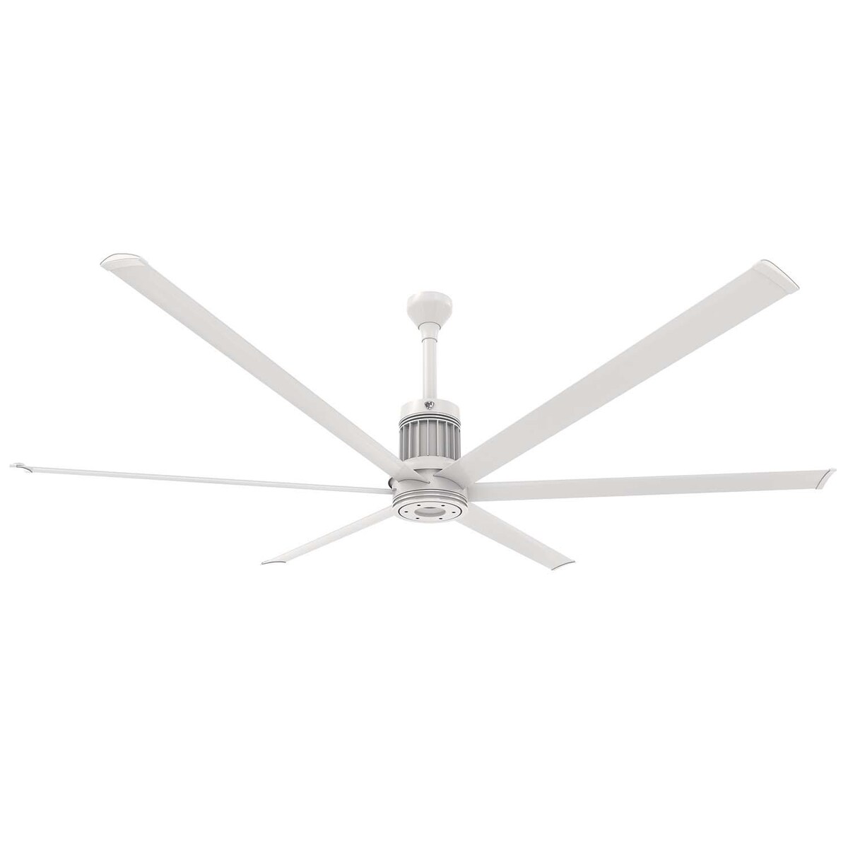 96-Inch i6 Ceiling Fan Universal Mount W/12-Inch Ext Tube and LED White by Big Ass Fans - Mycitystee