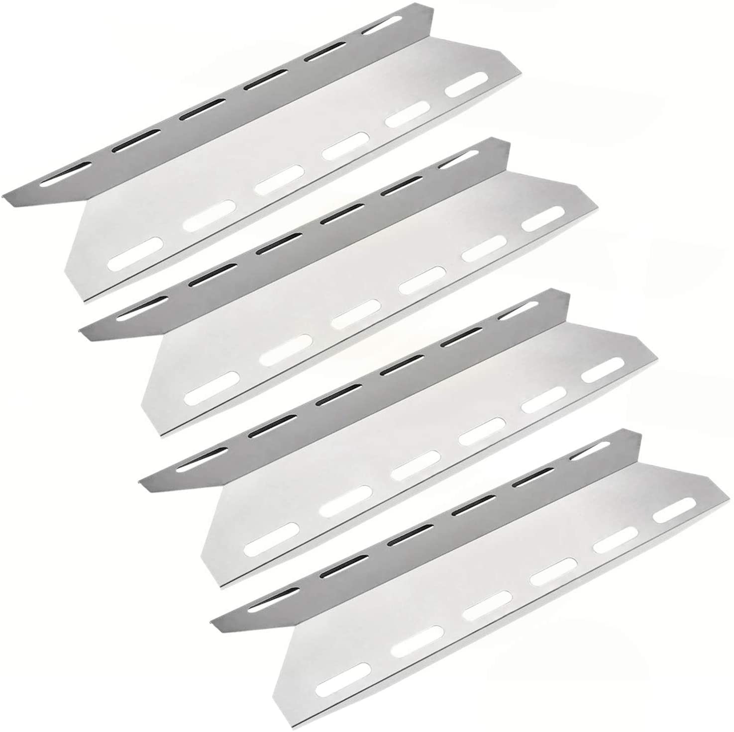Heat Plates for Perfect Flame 720-0335, 730-0335 Grills, 4 Pcs Kit 5.68'' x 17.3'' Grill Replacement Parts - Mycitystee