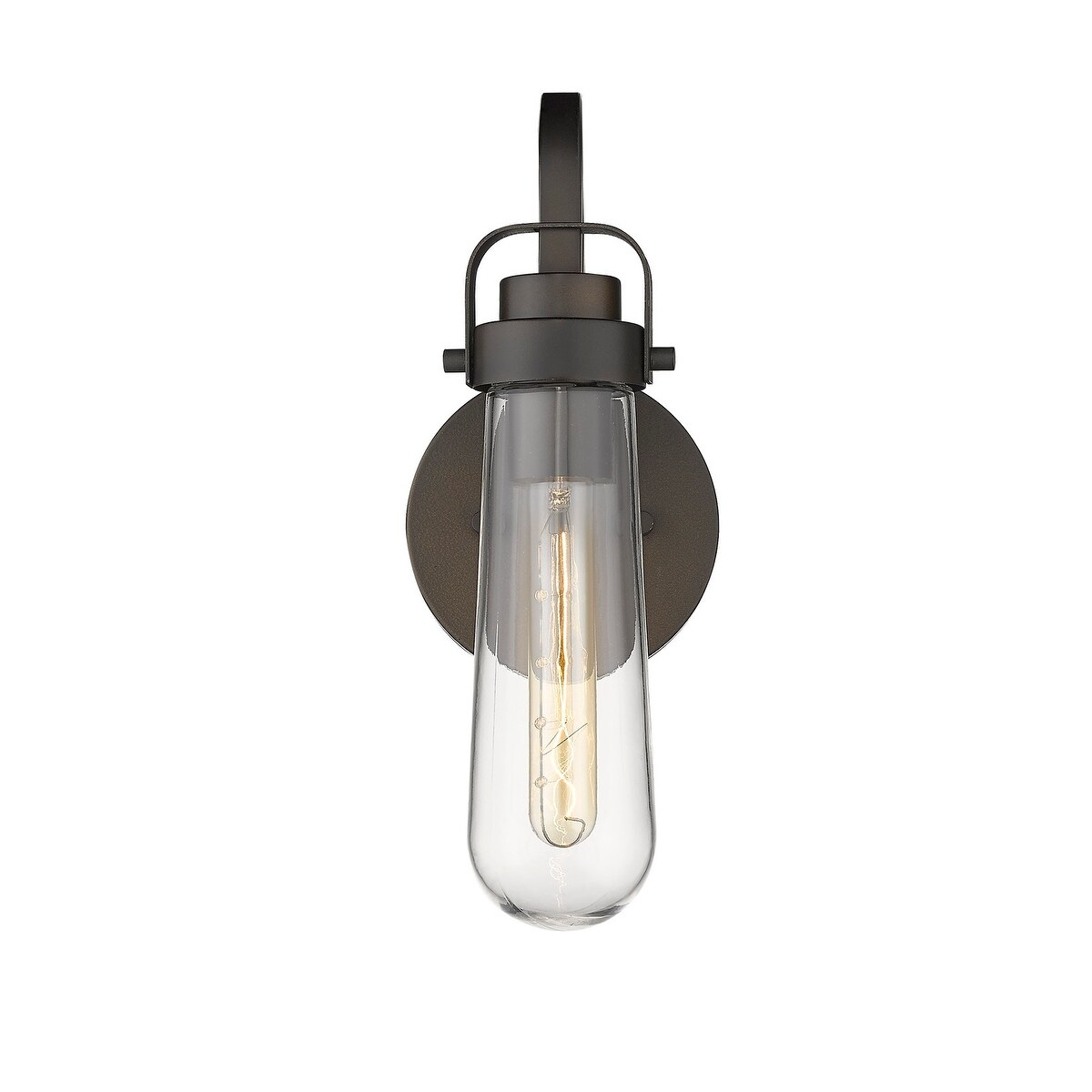 Retro Modern Oiled Bronze 1 Light Sconce - Mycitystee
