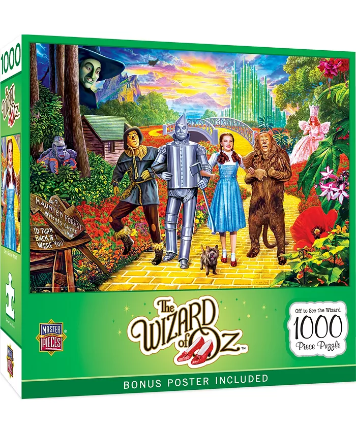 MasterPieces Puzzles Wizard of Oz - Off to See the Wizard 1000 Piece Puzzle - Mycitystee