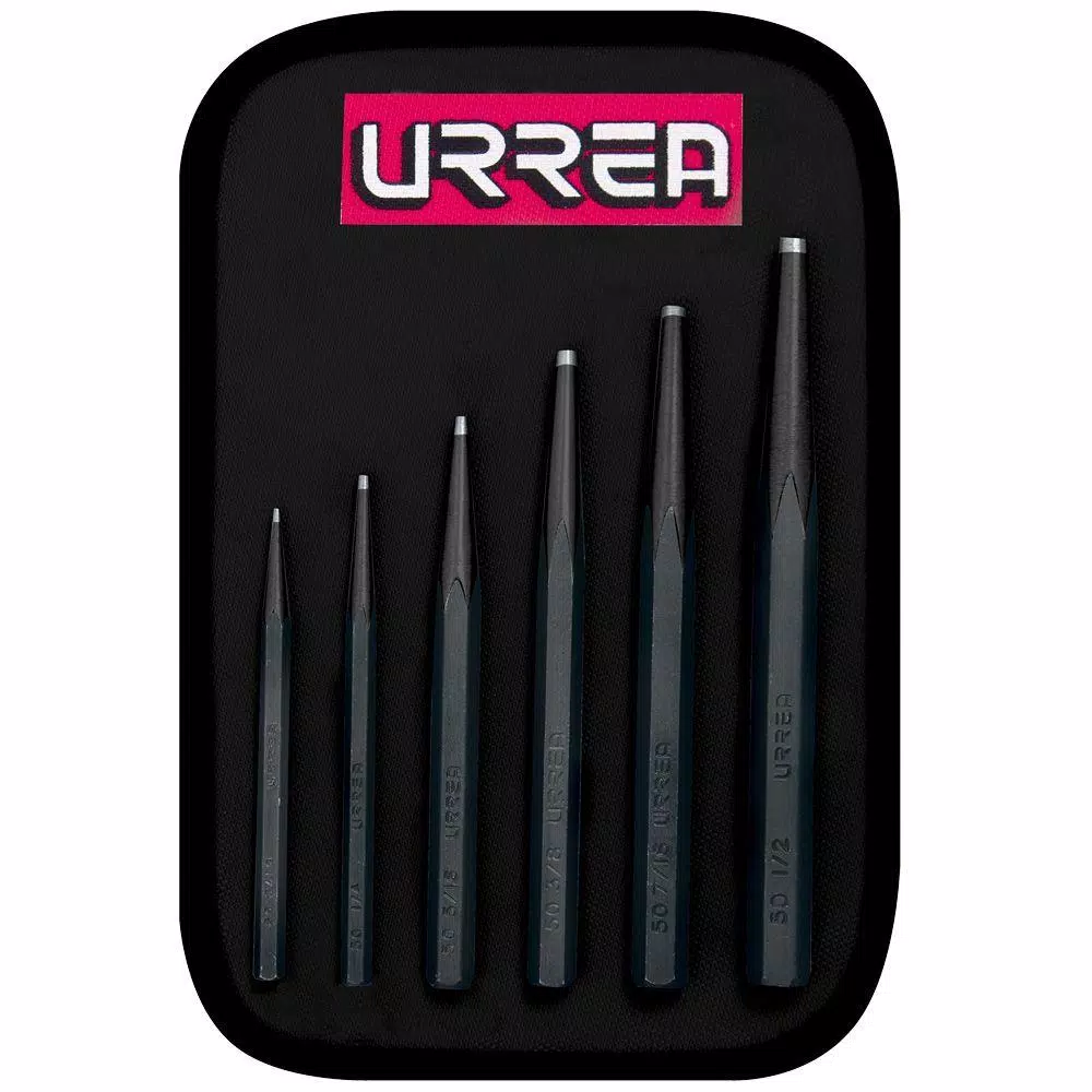 URREA 3/16 in. to 1/2 in. Short Drift Punch Set (6-Piece) and#8211; XDC Depot - Mycitystee