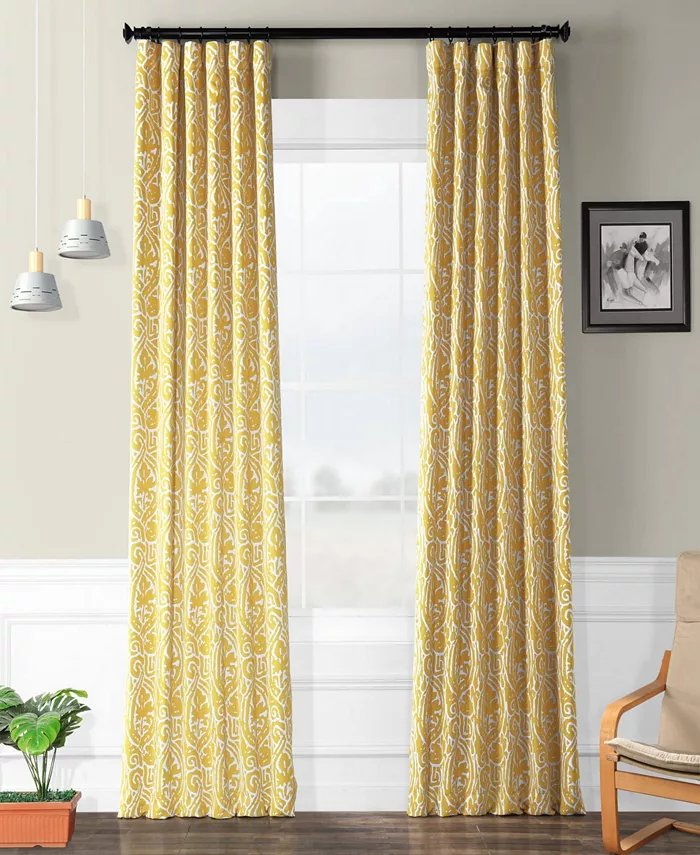 Exclusive Fabrics Furnishings Abstract Blackout Panel， 50