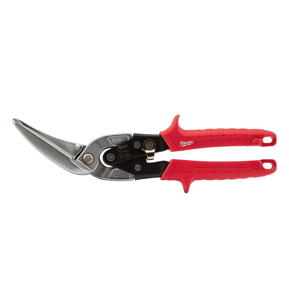 Milwaukee Long Cut Offset Left Aviation Snips 48-22-4538 from Milwaukee - Mycitystee