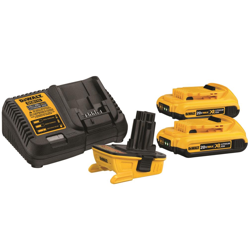 DEWALT 18V-20V Adapter Battery Combo Kit DCA2203C from DEWALT - Mycitystee