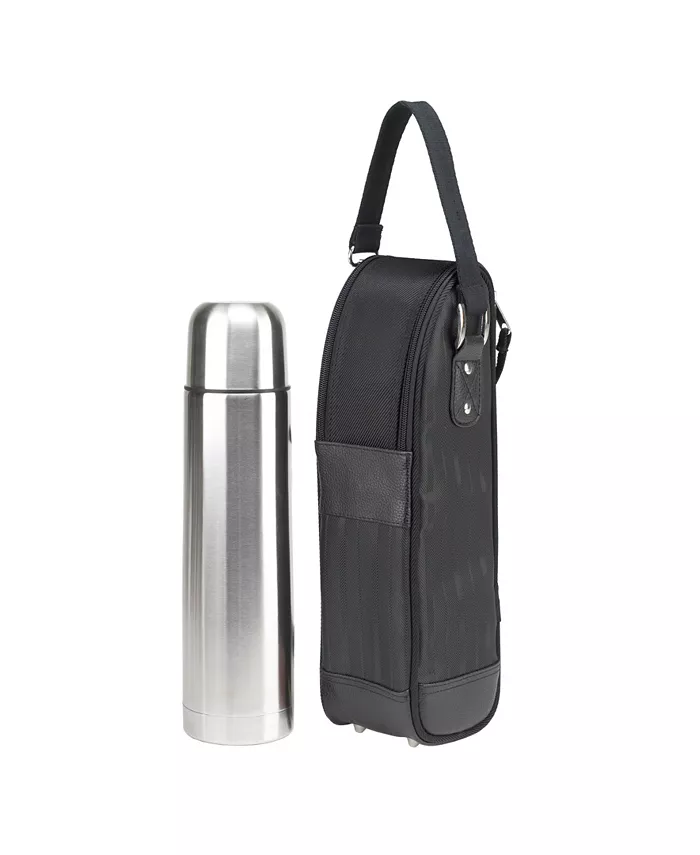 Picnic At Ascot Stylish Coffee Tote with Thermal Flask - Mycitystee
