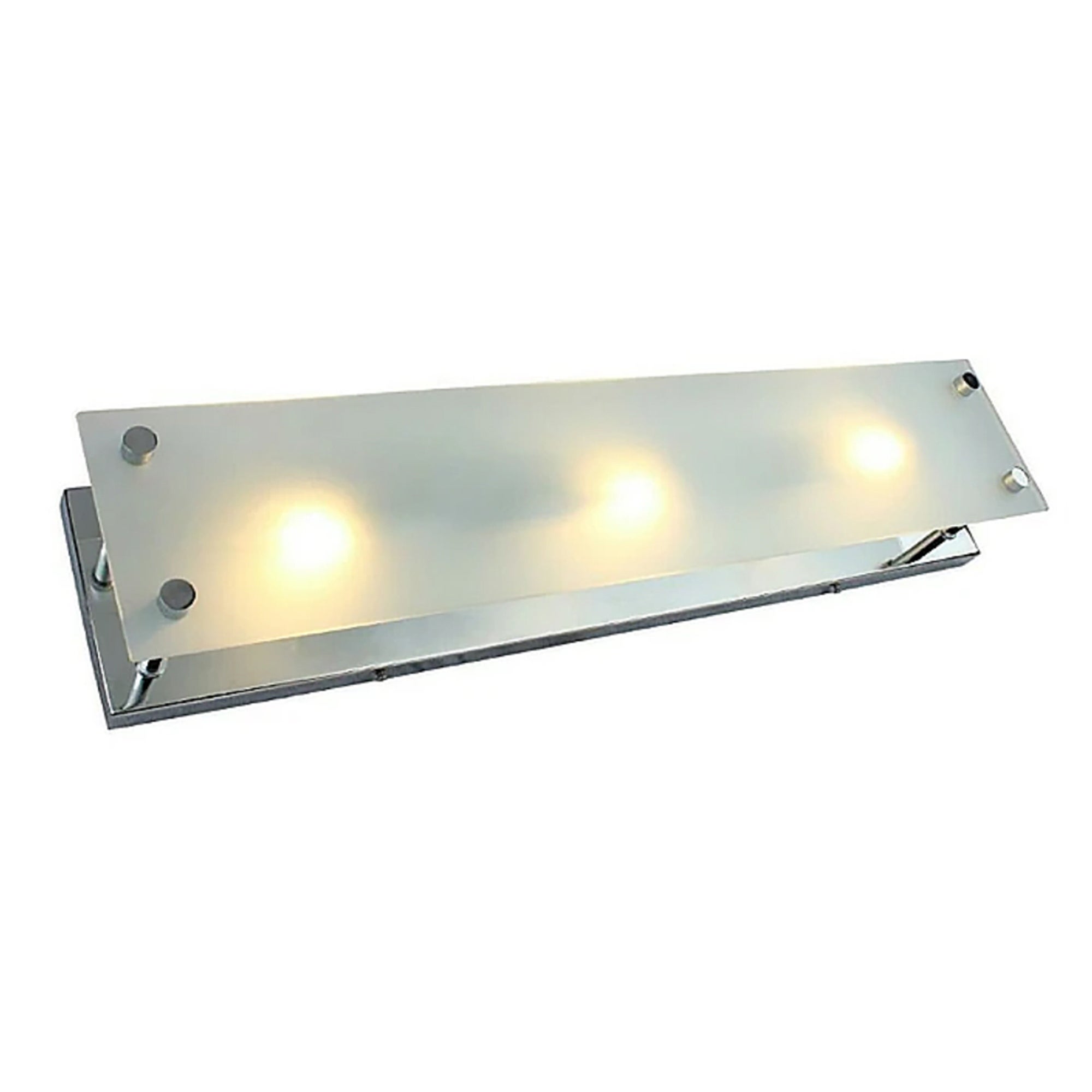 3 Light Vanity lighting in Chrome Finish - 4L x 25.6W x 5.25H in. - Mycitystee
