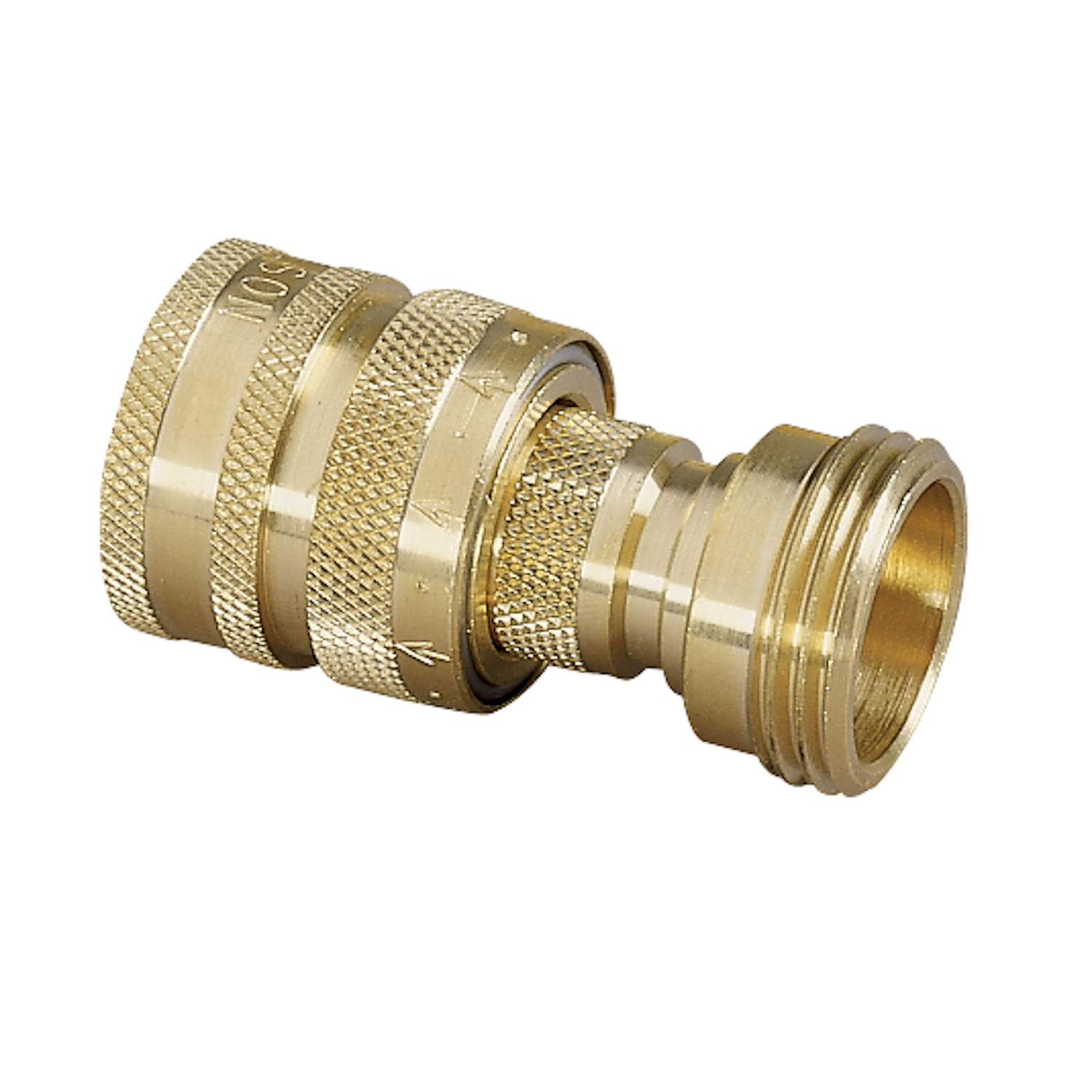 Gilmour Nelson 3/4 in. Brass Threaded Male/Female Quick Connector - Mycitystee