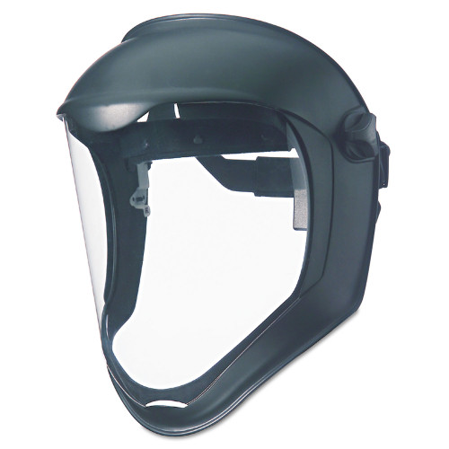 Uvex Bionic Face Shield， Matte Black Frame， Clear Lens (S8500) - Mycitystee