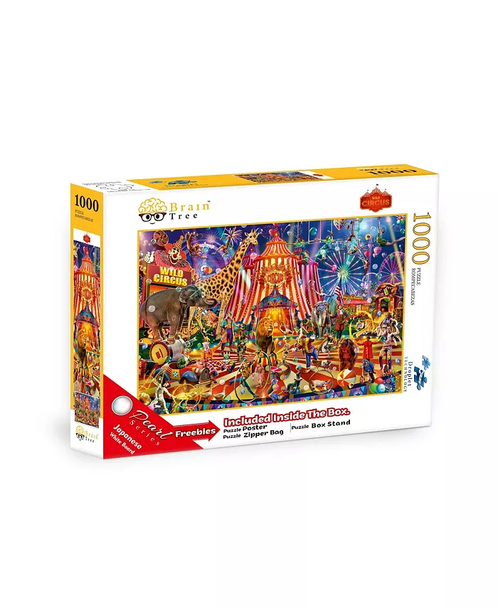 Brain Tree Games Wild Circus 1000 Piece Jigsaw Puzzle - Mycitystee