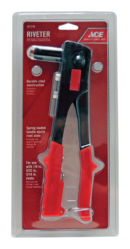 Ace Steel Rivet Tool Red 1 pc - Mycitystee