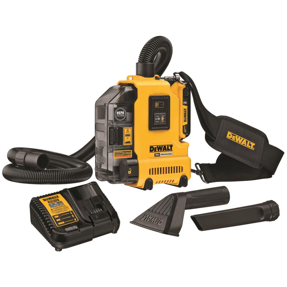 DEWALT 20V MAX* Brushless Universal Dust Extractor Kit DWH161D1 from DEWALT - Mycitystee