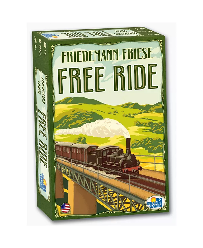 Rio Grande Games: Free Ride Railroad Strategy Boardgame - Mycitystee