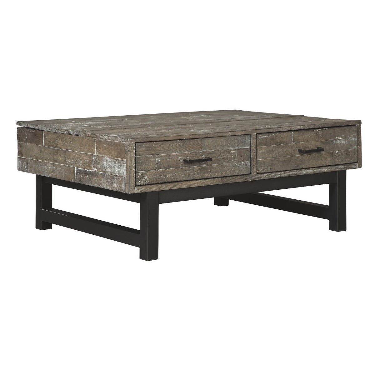 Mondoro Contemporary Lift Top Cocktail Table Grayish Brown - Mycitystee