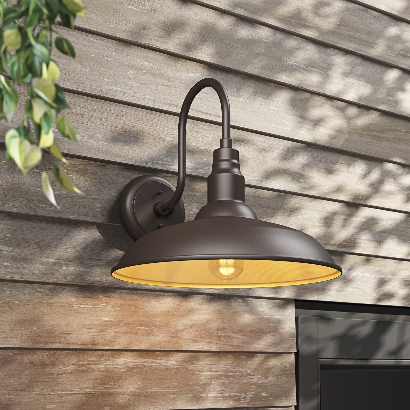 Dusk to Dawn Outdoor Wall Sconces Exterior Farmhouse Gooseneck Barn Light Shopping - The Best Deals on Outdoor Barn Lights | 41429088 - Mycitystee