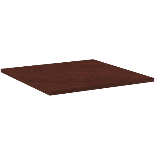 Lorell Hospitality Square Tabletop - Mahogany (62582) - Mycitystee