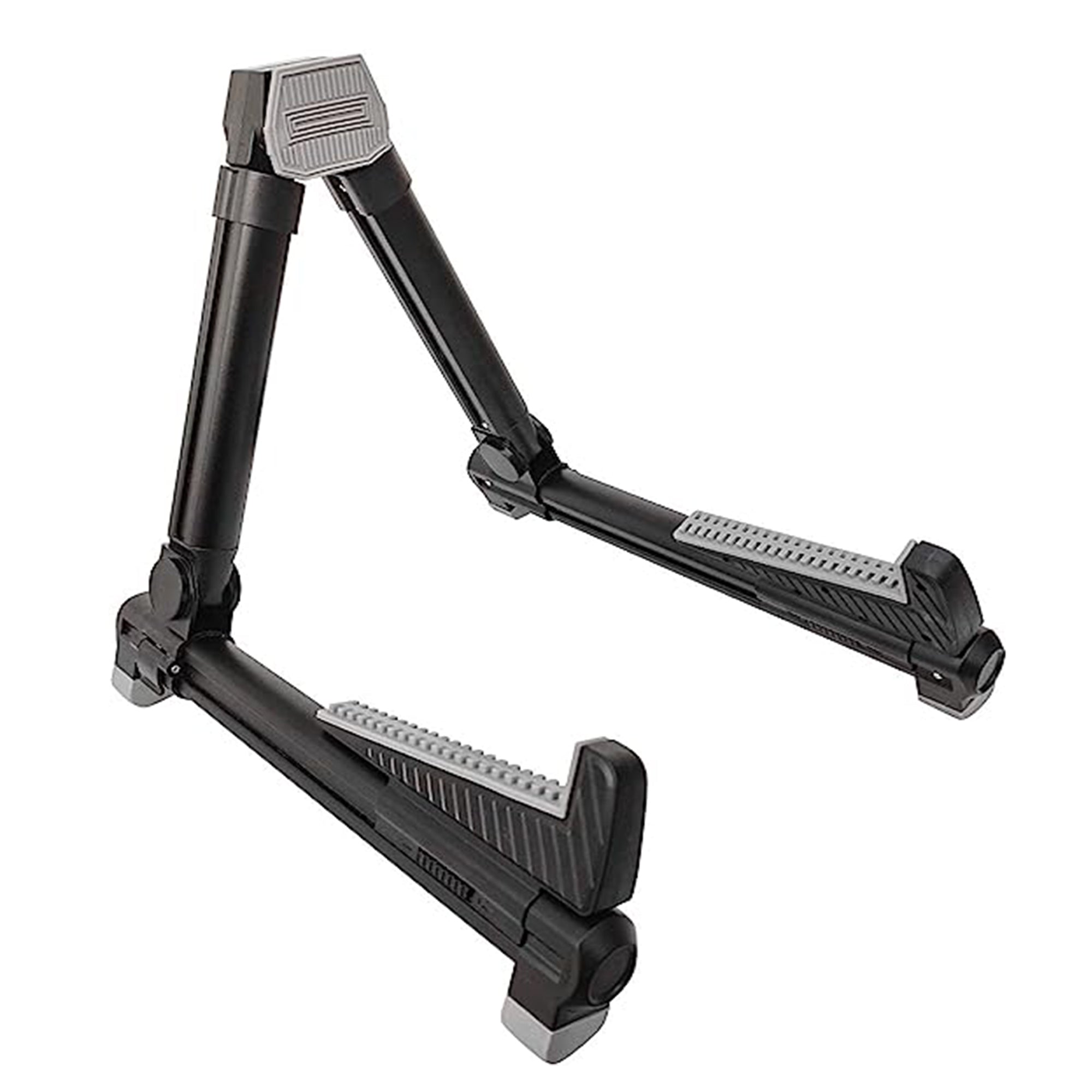 5 Core Guitar Stand Black| Lightweight Premium Aluminum Build Adjustable A-Frame Stand| Folding Floor Portable Music Instrument | Stand for Bass, Viol - Mycitystee