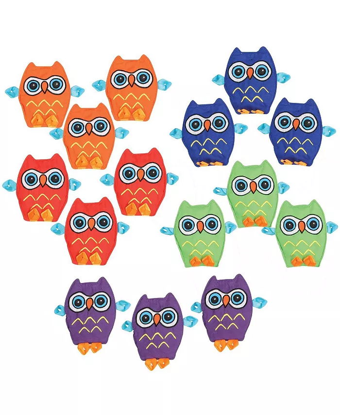 Kaplan Early Learning Crinkle Matching Owls - Set of 15 - Mycitystee