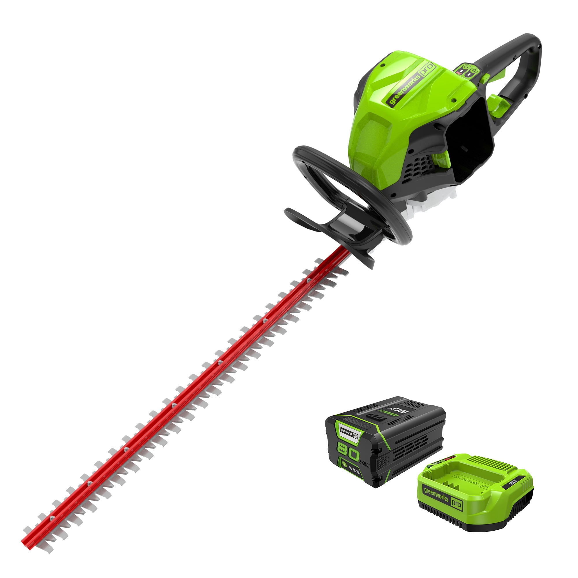80V 26-Inch Cordless Hedge Trimmer | Greenworks Pro - Mycitystee