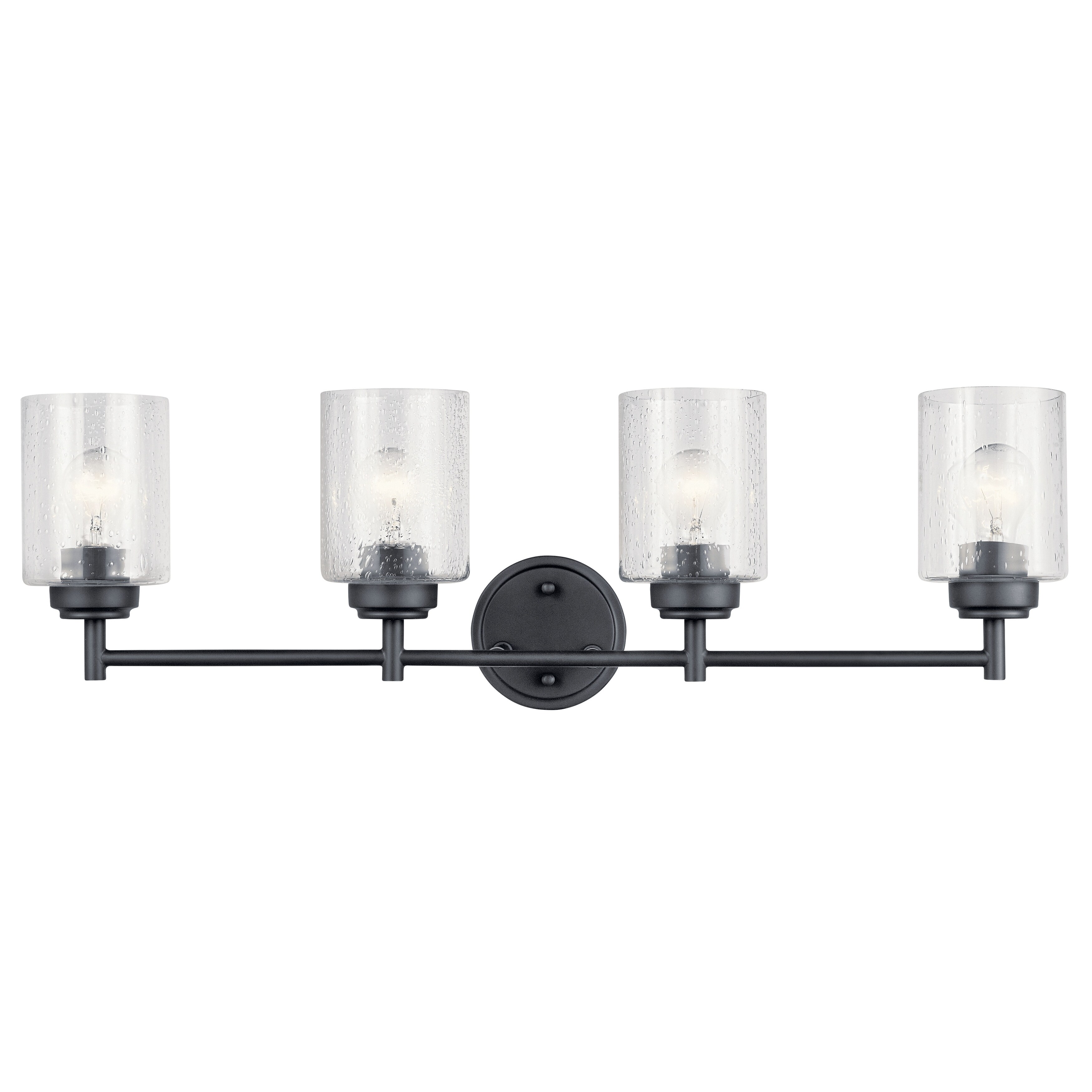 Kichler Lighting Winslow 4-Light Vanity Light Black - Mycitystee