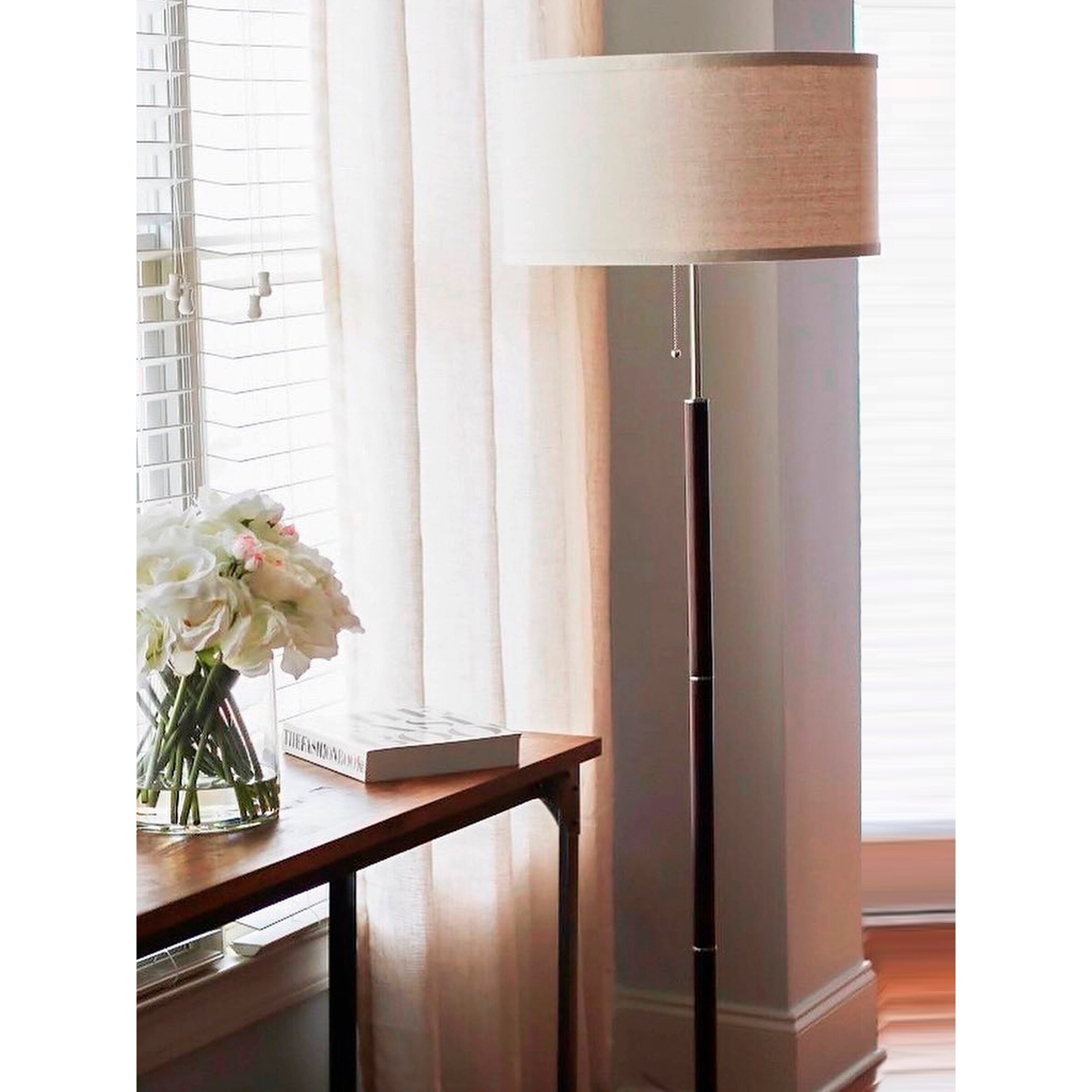 Brightech Carter LED Floor Lamp - Havana Brown. - Mycitystee