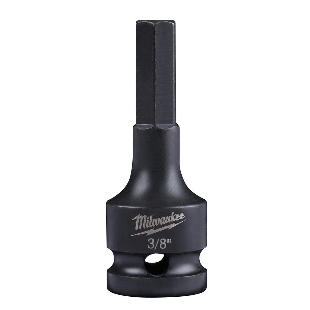 Milwaukee SHOCKWAVE Lineman's 1/2 in. Drive 3/8 in. Hex Bit Socket 49-66-5142 from Milwaukee - Mycitystee