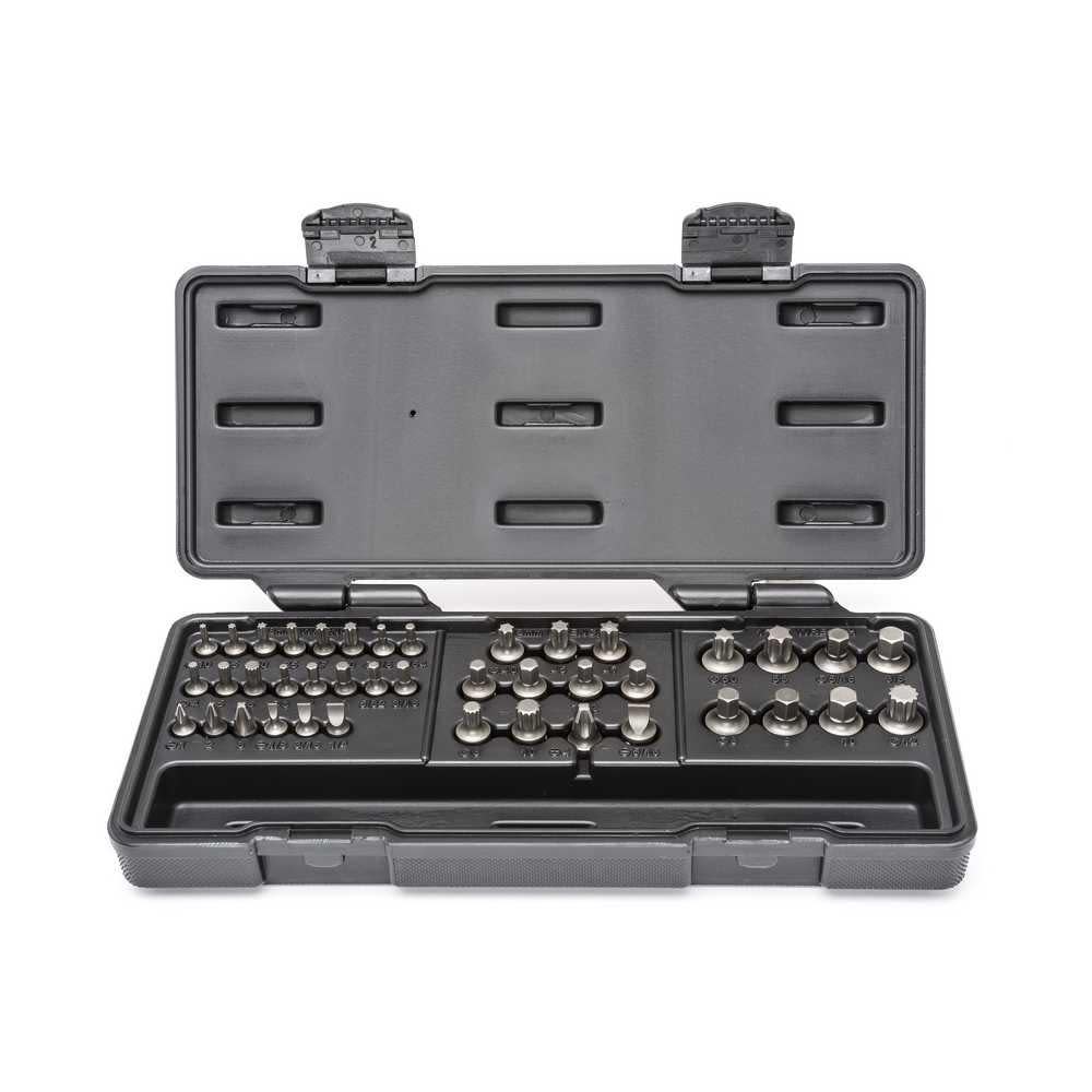 41 Piece Phillips®/Slotted/Torx®/Hex/Triple Square Insert Bit Set for 6 and 12 Point Wrenches - Mycitystee