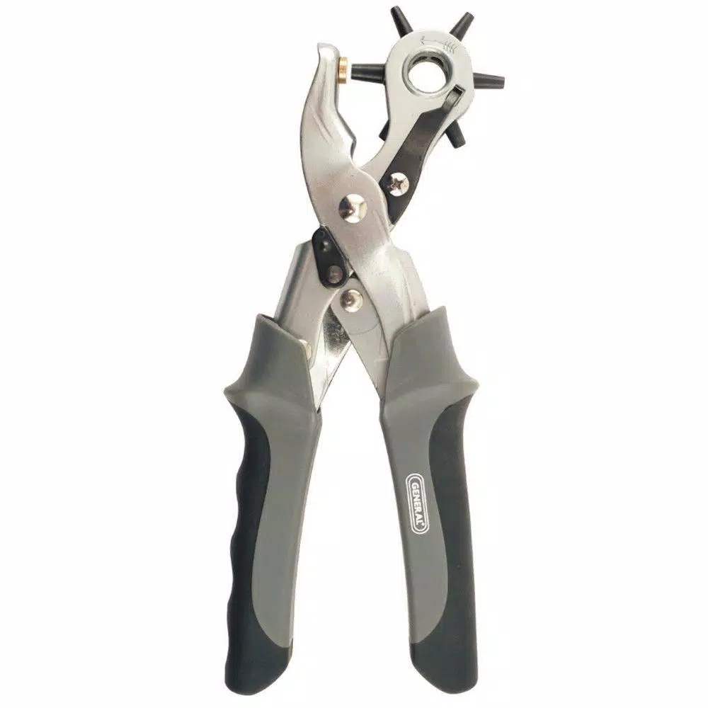 General Tools Heavy Duty Self-Opening Revolving Hole Punch Pliers for Leather Punching Belts Pet Collars Handbags and More and#8211; XDC Depot - Mycitystee
