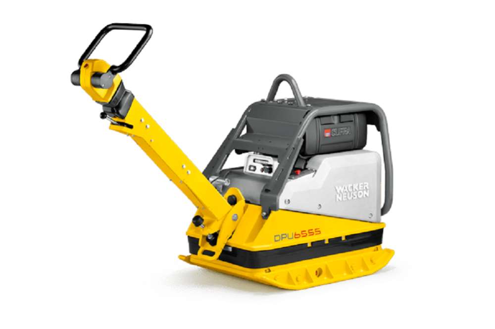 Wacker DPU 6555 Hech Reversible Vibratory Plates with Hatz Diesel Engine and Compatec Compaction Control - Mycitystee