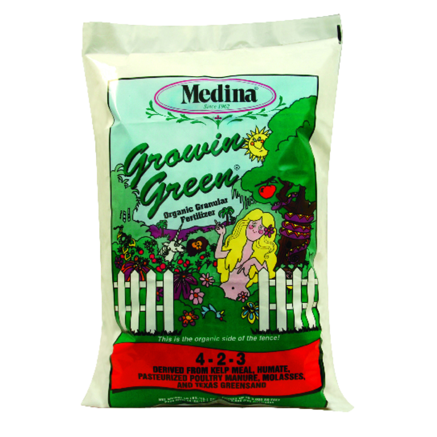 Medina Growing Green Organic Granules All Purpose Plant Food 40 lb - Mycitystee