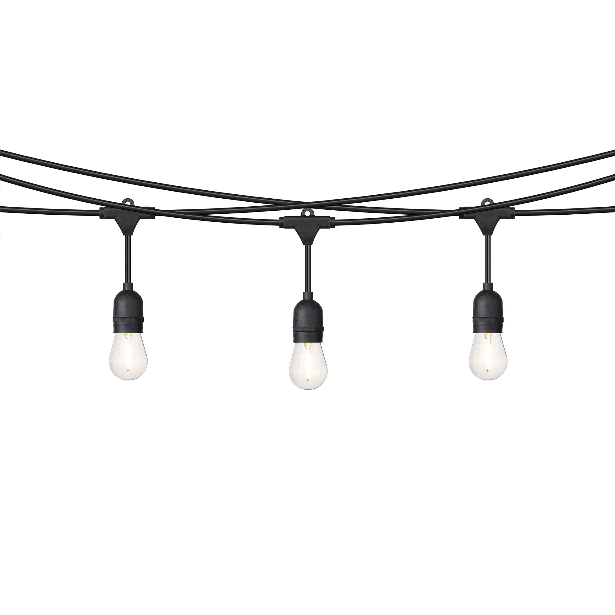 OVE Decors 48 ft. S14 String Lights with Black Wire and Plastic Bulbs Shopping - The Best Deals on String Lights | 36131453 - Mycitystee