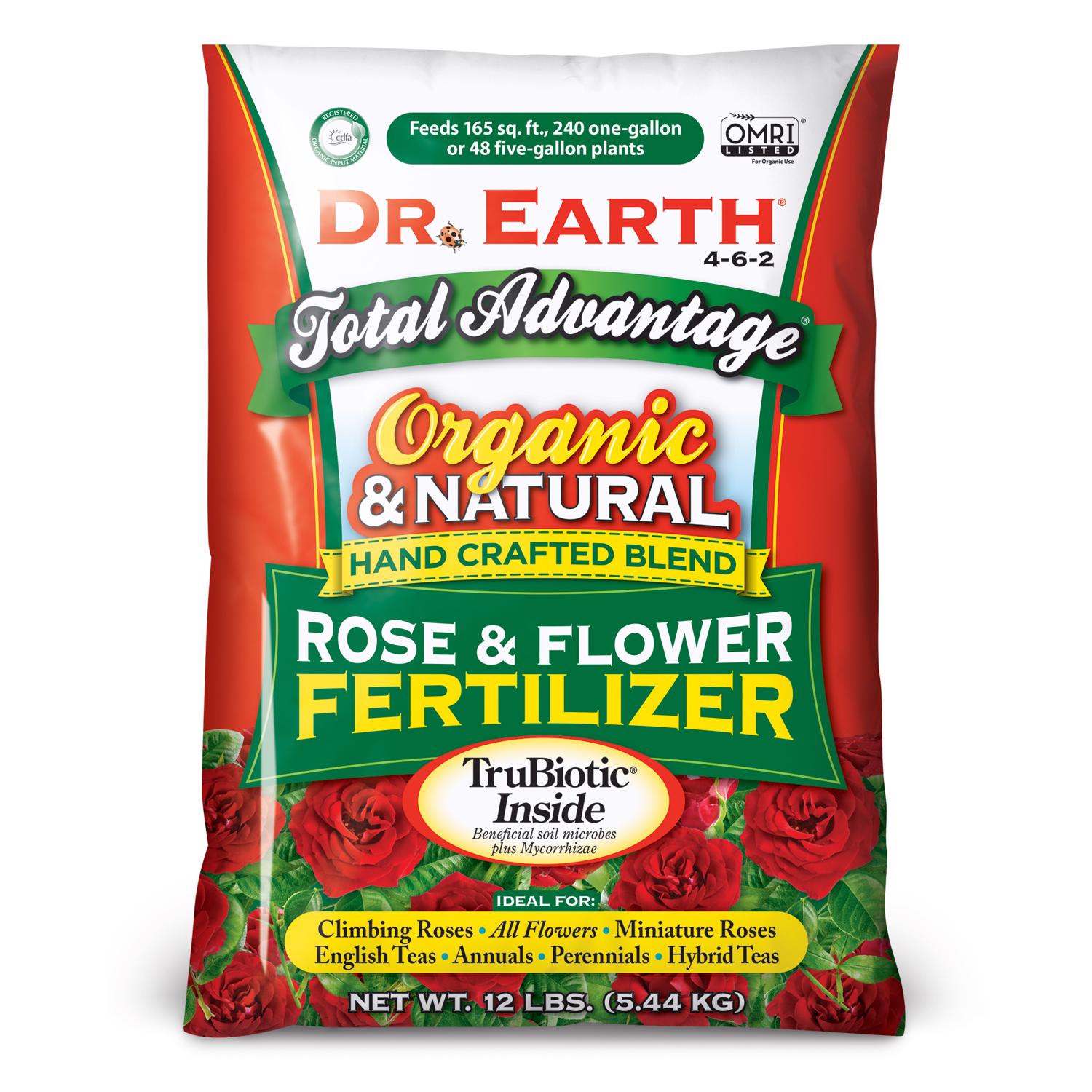Dr. Earth Total Advantage Organic Granules Rose Plant Food 12 lb - Mycitystee