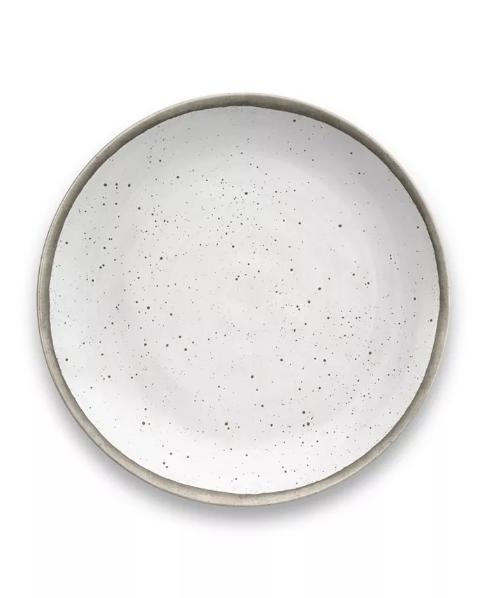 TarHong Melamine Retreat Pottery White Dinner 10.5