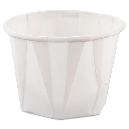 Dart Paper Portion Cups， 1oz， White， 250/Bag， 20 Bags/Carton (100) - Mycitystee