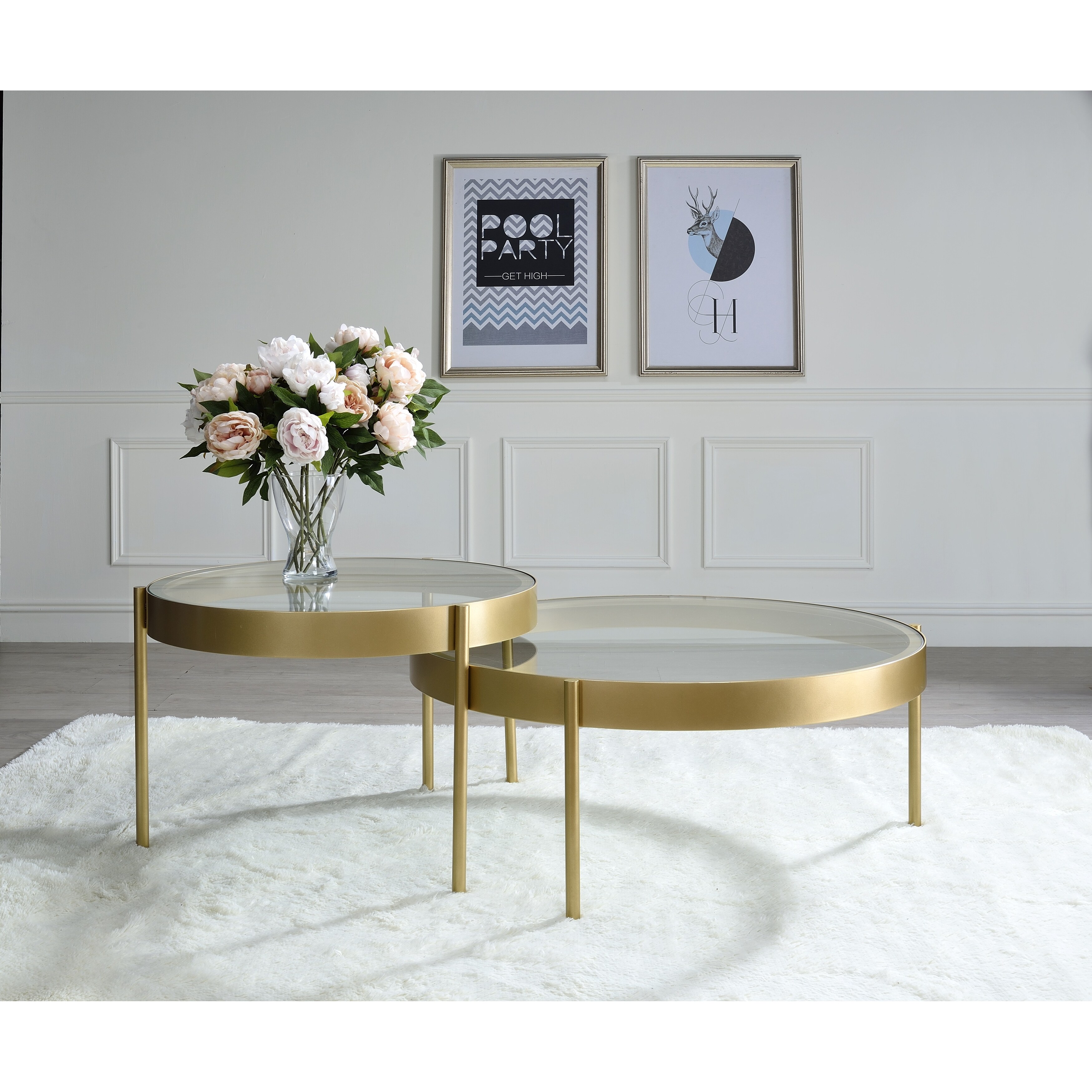 Round Nesting Coffee Table Set - Mycitystee