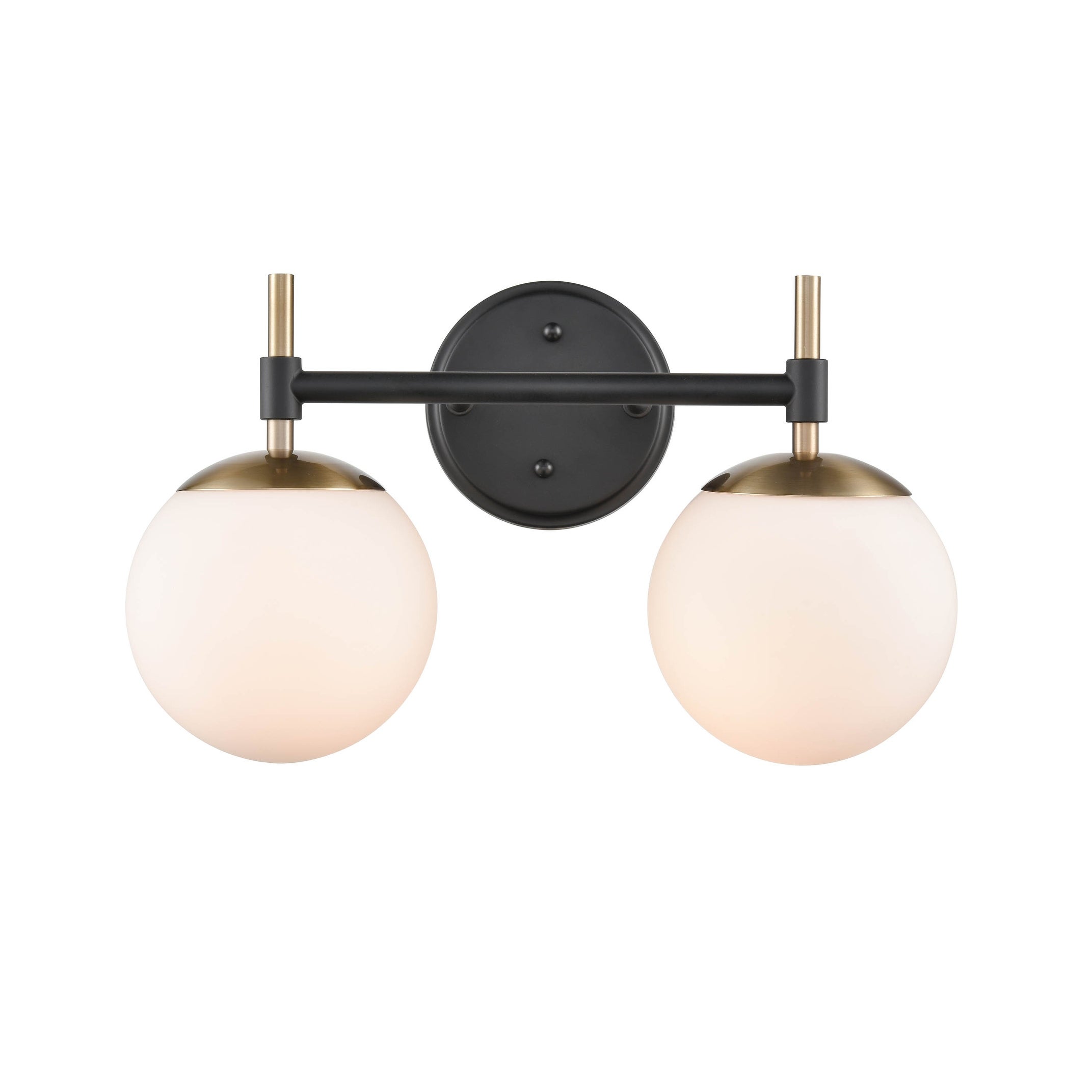 929 Lighting 2 Light Bathroom Vanity Fixture with Opal Glass Shades - Mycitystee