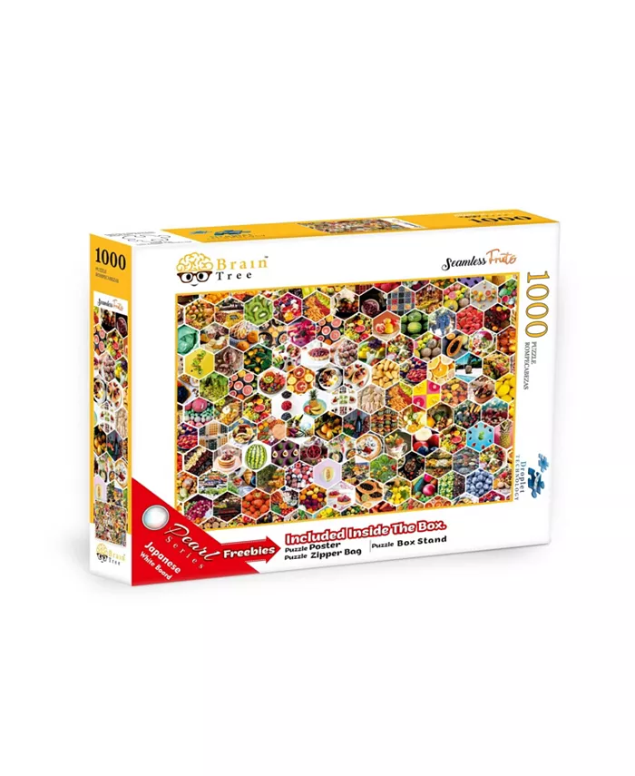 Brain Tree Games Seamless Fruits 1000 Piece Jigsaw Puzzle - Mycitystee
