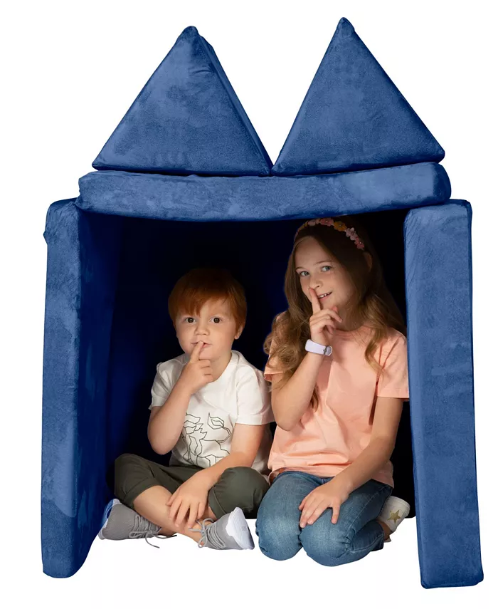 Huddle Customizable Kids Couch， Chair， Lounge， Fort Cushion Set， 6 Pieces - Mycitystee