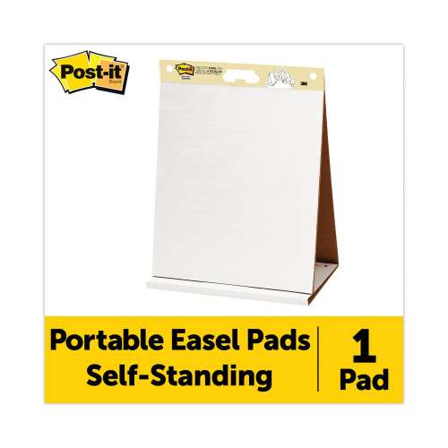 Post-it Self-Stick Tabletop Easel Pad， 20 x 23， White， 20 Sheets (563R) - Mycitystee