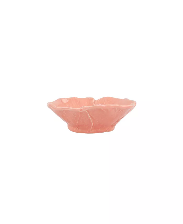 VIETRI Fiori di Campo Pink Poppy Cereal Bowl 6.5