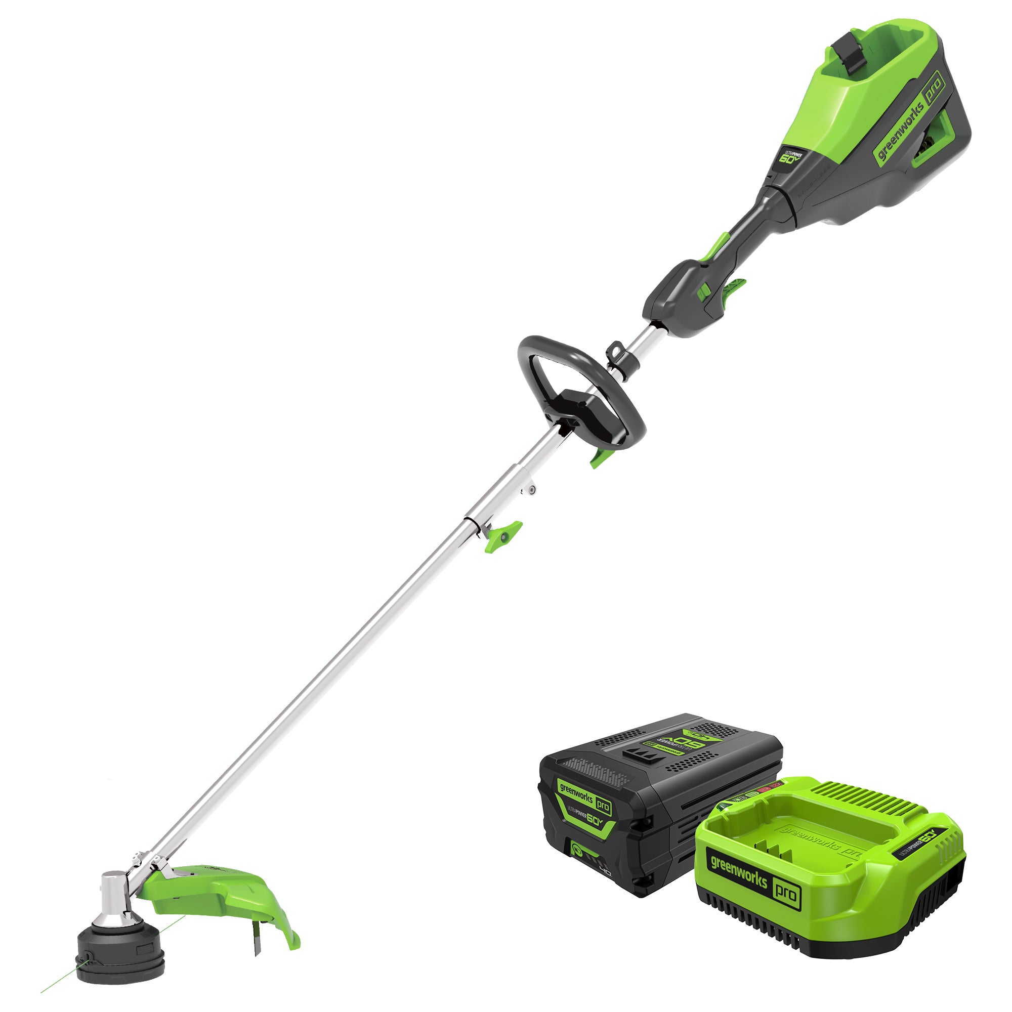 60V 16'' String Trimmer， Battery，  Charger | Greenworks Tools - Mycitystee