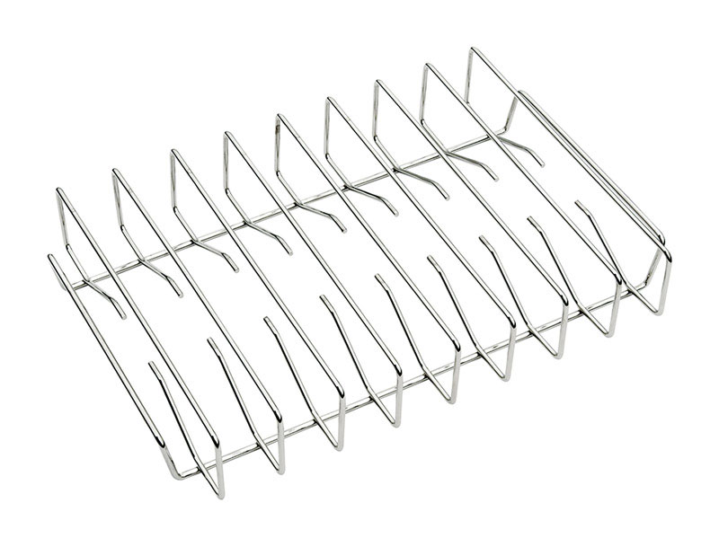 Traeger Stainless Steel Rib Rack 17.5 in. L X 3.5 in. W 1 pk - Mycitystee