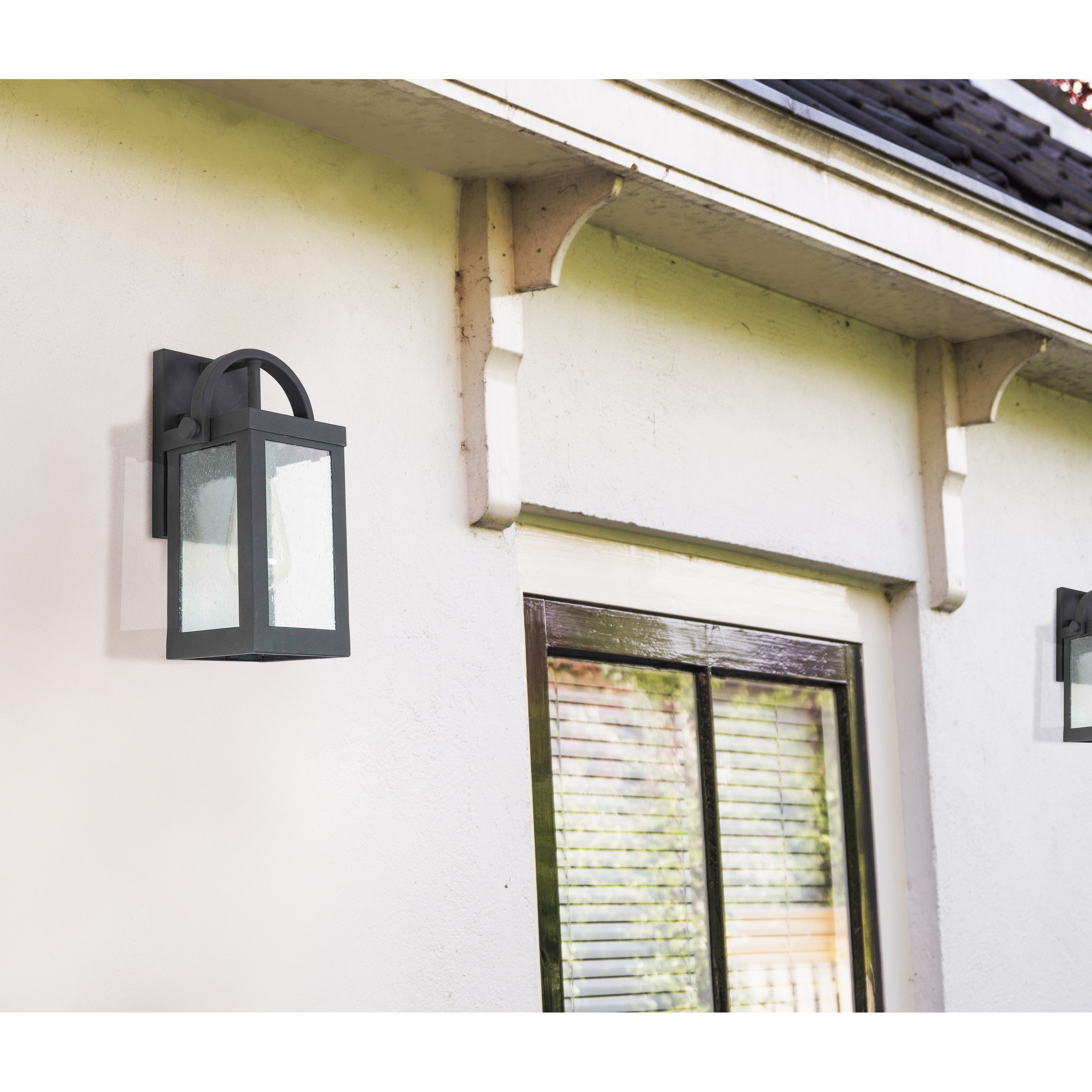 Eglo Cider Mill Matte Black Outdoor Wall Light Shopping - The Best Deals on Outdoor Wall Lanterns | 28316815 - Mycitystee